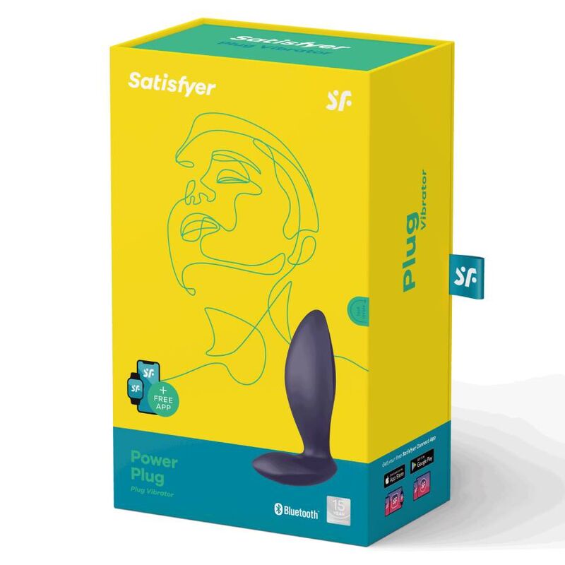 SATISFYER - PLUGUE DE ALIMENTAÇÃO ROXO