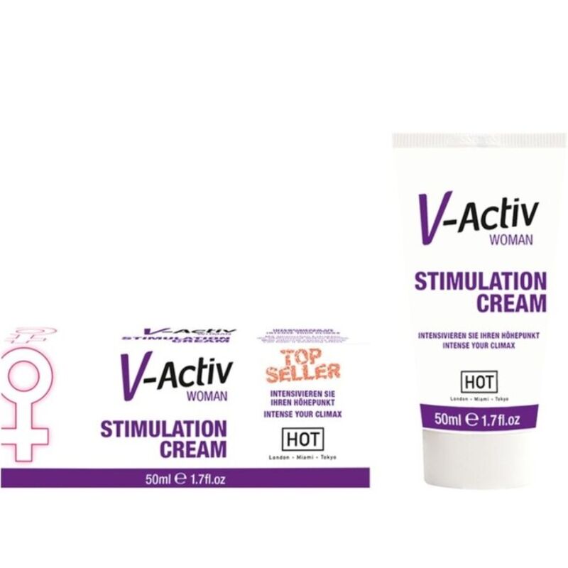 HOT - V-ACTIV CREME DE ESTIMULAÇÃO FEMININO 50ML