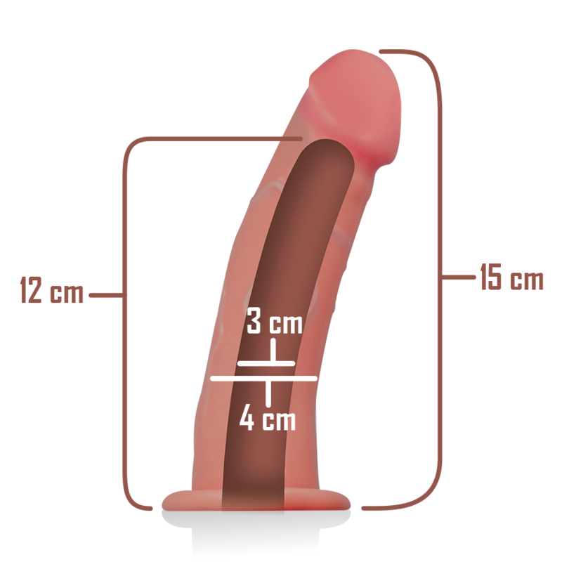 INTENSO - ARREIO OCO COM DILDO 16 X 3 CM