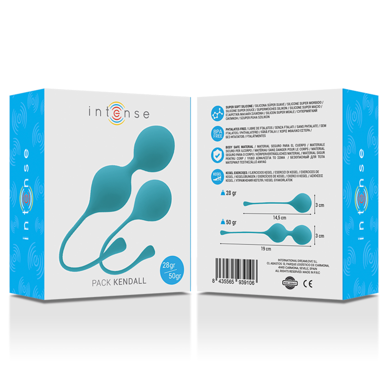 INTENSO - PACOTE DE BOLAS KEGEL KENDALL AZUL