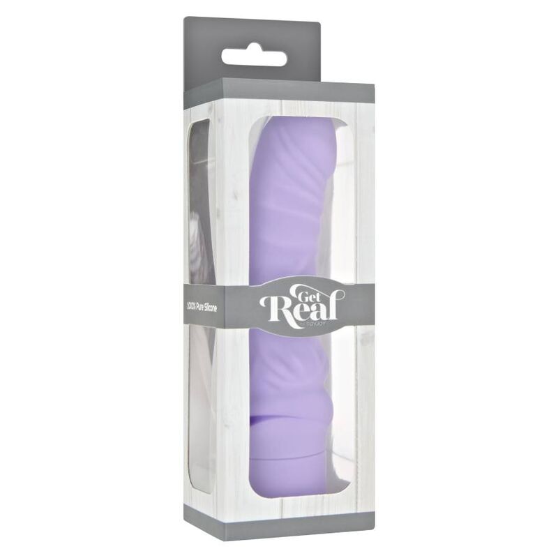 SEJA REAL - MINI VIBRADOR CLÁSSICO PARA PONTO G ROXO