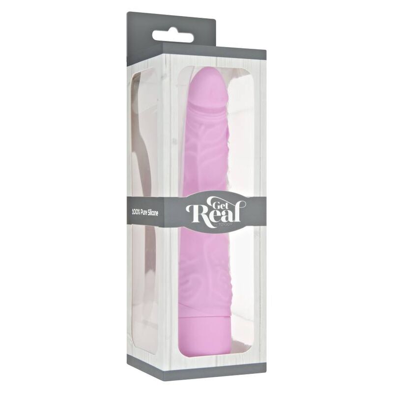 SEJA REAL - VIBRADOR CLÁSSICO SLIM ROSA