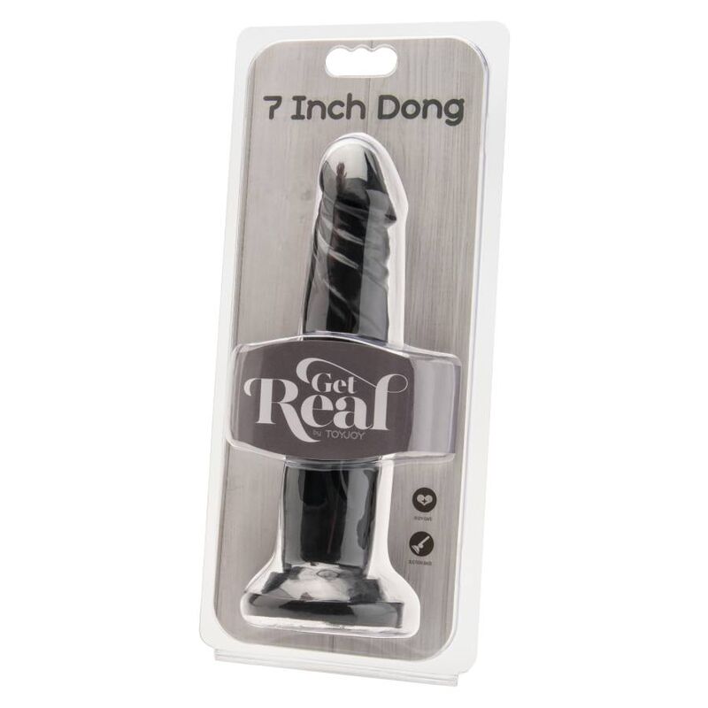 SEJA REAL - DONG 18 CM PRETO