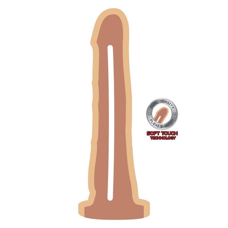 SEJA REAL - PELE DUPLA DENSIDADE DONG 19 CM