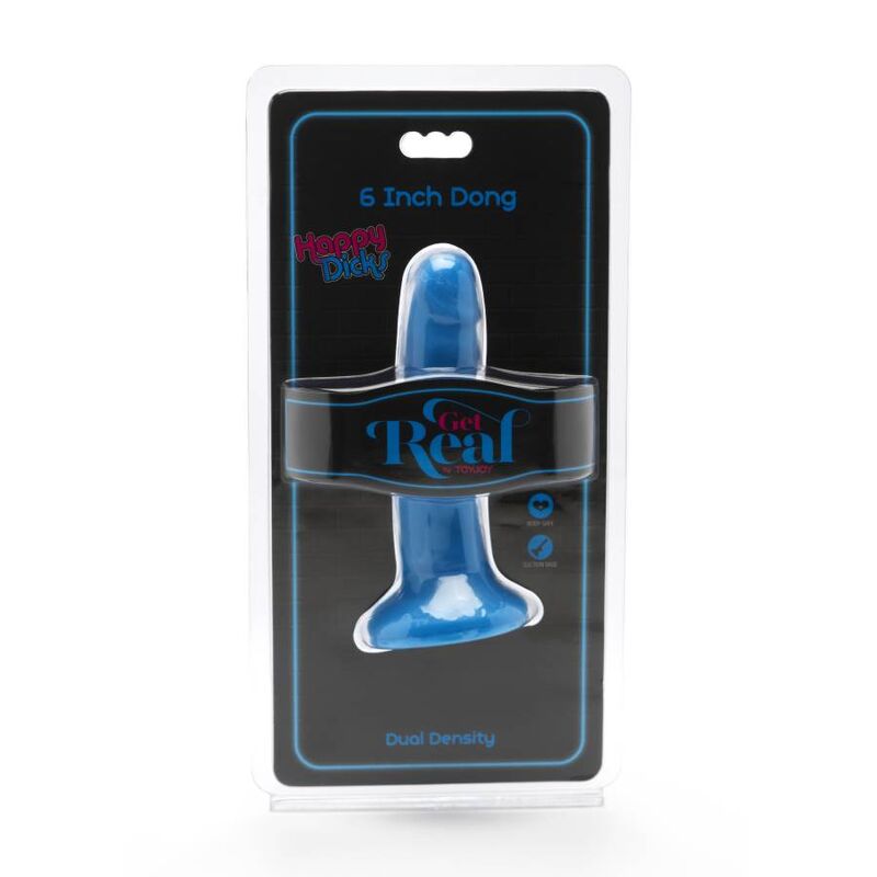 SEJA REAL - HAPPY DICKS DONG 12 CM AZUL