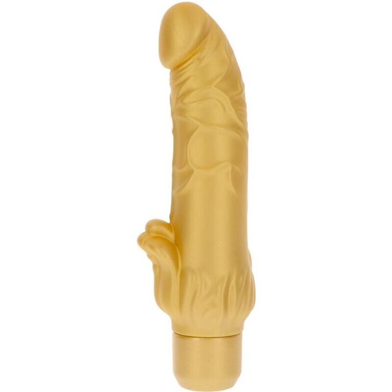SEJA REAL - VIBRADOR ESTIMULADOR GOLD DICKER GOLD