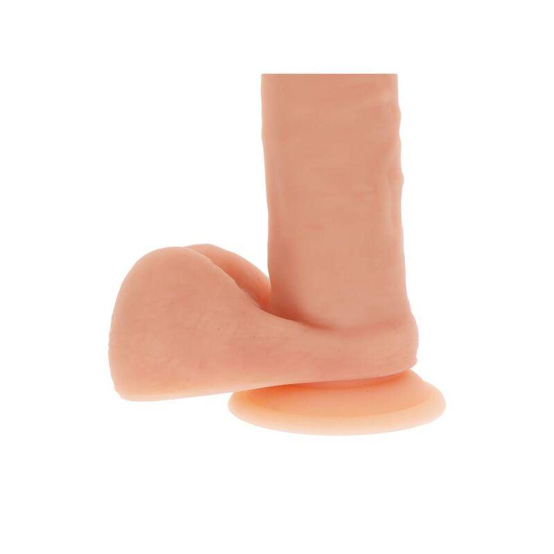 SEJA REAL - DILDO DE SILICONE 20,5 CM COM PELE DE BOLAS