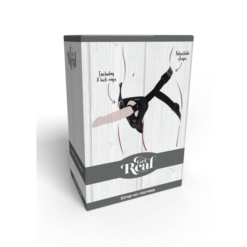 SEJA REAL - ARREIO COM STRAP-ON PRETO