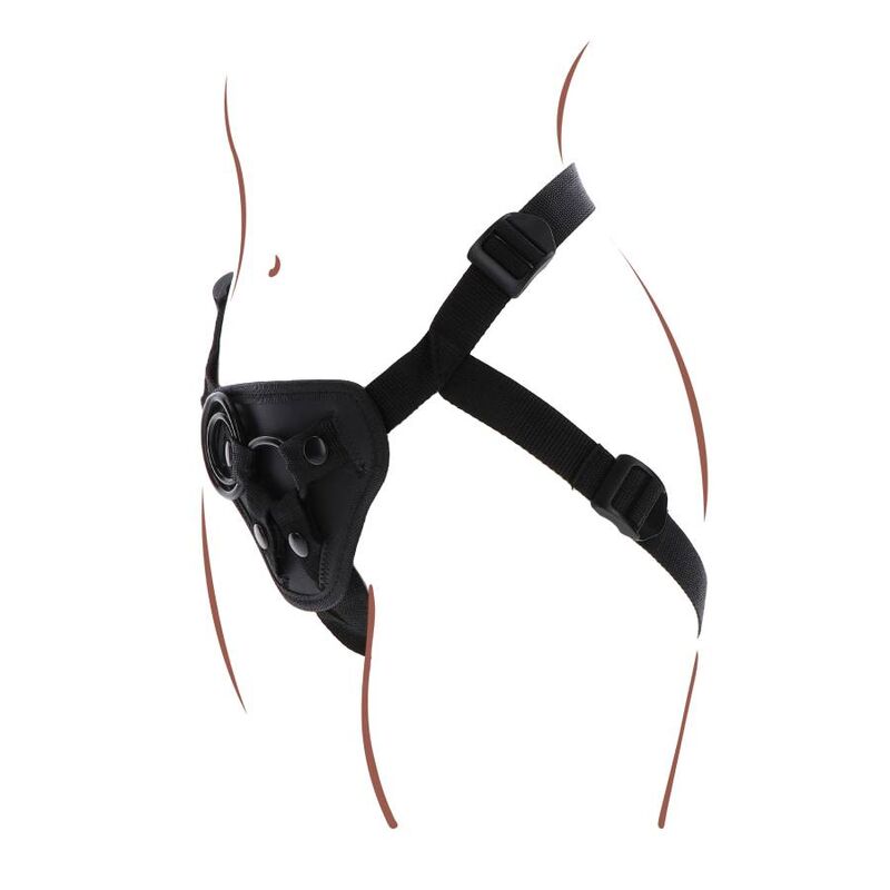 SEJA REAL - ARREIO COM STRAP-ON PRETO