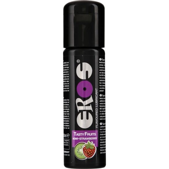 EROS - LUBRIFICANTE SABOR FRUTAS SABOROSAS KIWI-MORANGO 100 ML