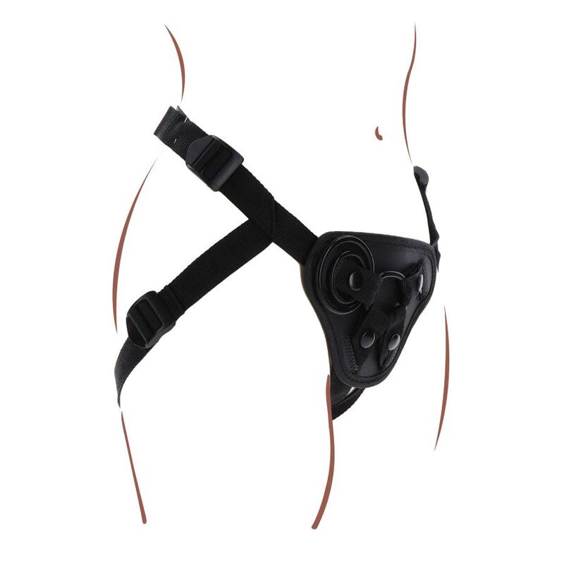 SEJA REAL - ARREIO COM STRAP-ON PRETO