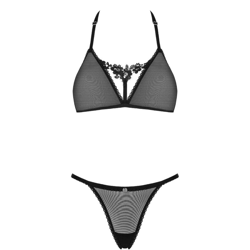 OBSESSIVE - CONJUNTO CELIA NOIR 2 ERVILHAS XS/S