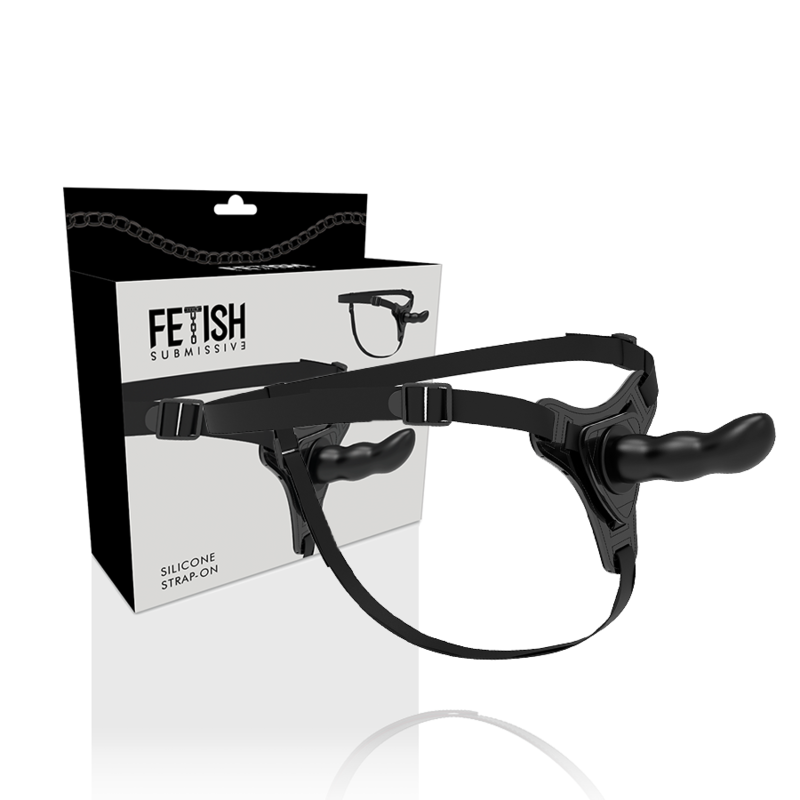 ARREIO FETICHE SUBMISSIVO - SILICONE PRETO PONTO G 16 CM