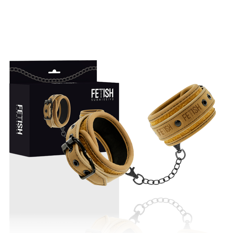 FETISH SUBMISSIVE ORIGEN - ALGEMAS DE COURO VEGANAS COM FORRO DE NEOPRENE