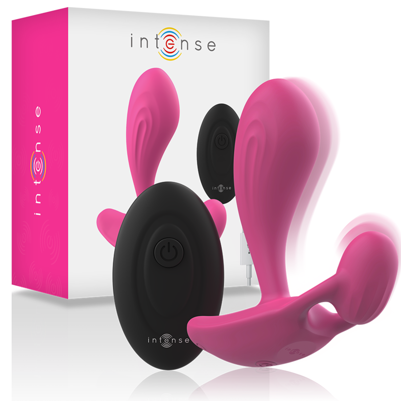 INTENSO - PLUG ANAL COM CONTROLE REMOTO ROSA