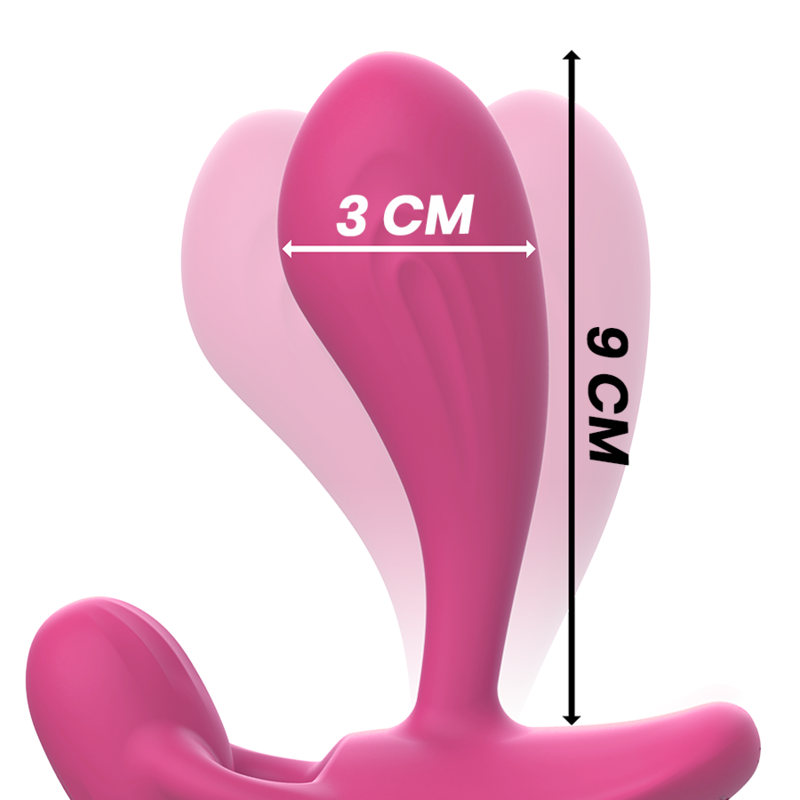 INTENSO - PLUG ANAL COM CONTROLE REMOTO ROSA