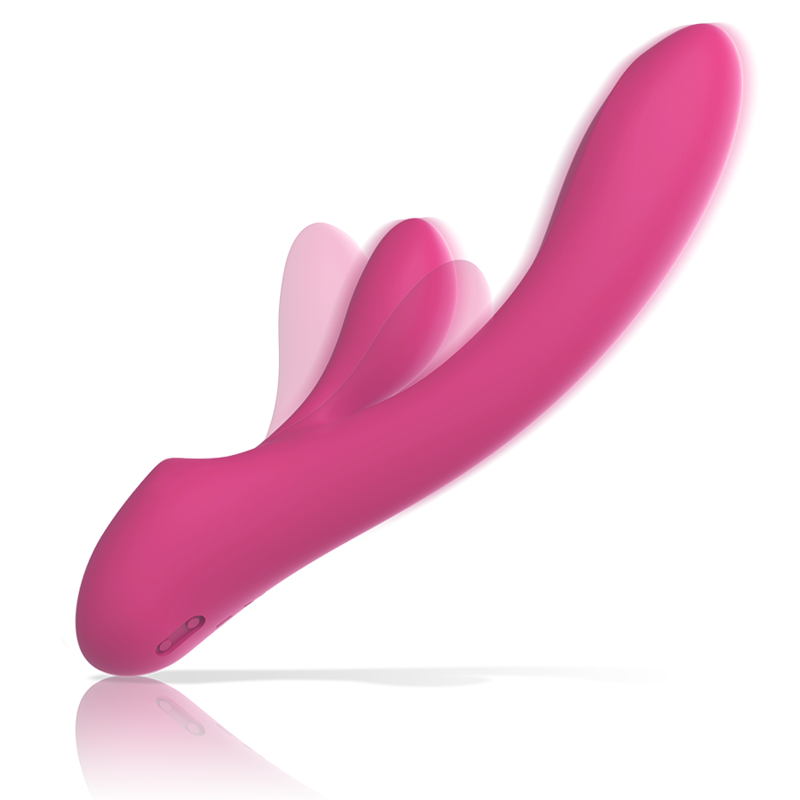 INTENSO - VIBRADOR LUIGI RABBIT ROSA SILICONE LÍQUIDO