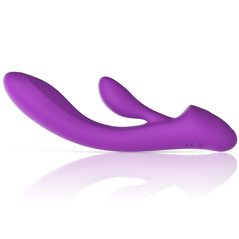 INTENSO - VIBRADOR LUIGI RABBIT SILICONE LÍQUIDO ROXO