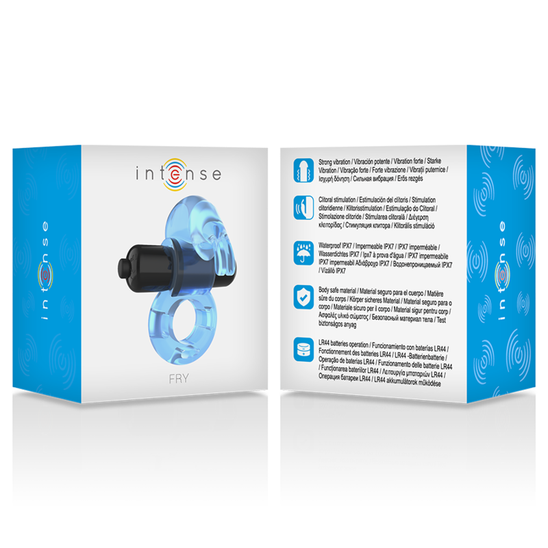 INTENSO - ANILLO VIBRADOR AZUL FRY