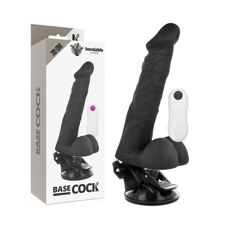 BASECOCK - CONTROLE REMOTO ARTICULÁVEL REALISTA PRETO 20 CM -O- 4,5 CM