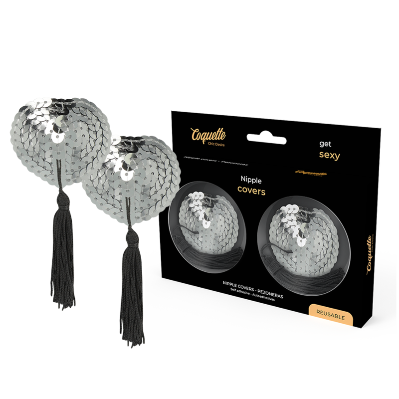 COQUETTE CHIC DESIRE - CAPAS PARA MAMILOS PRATA