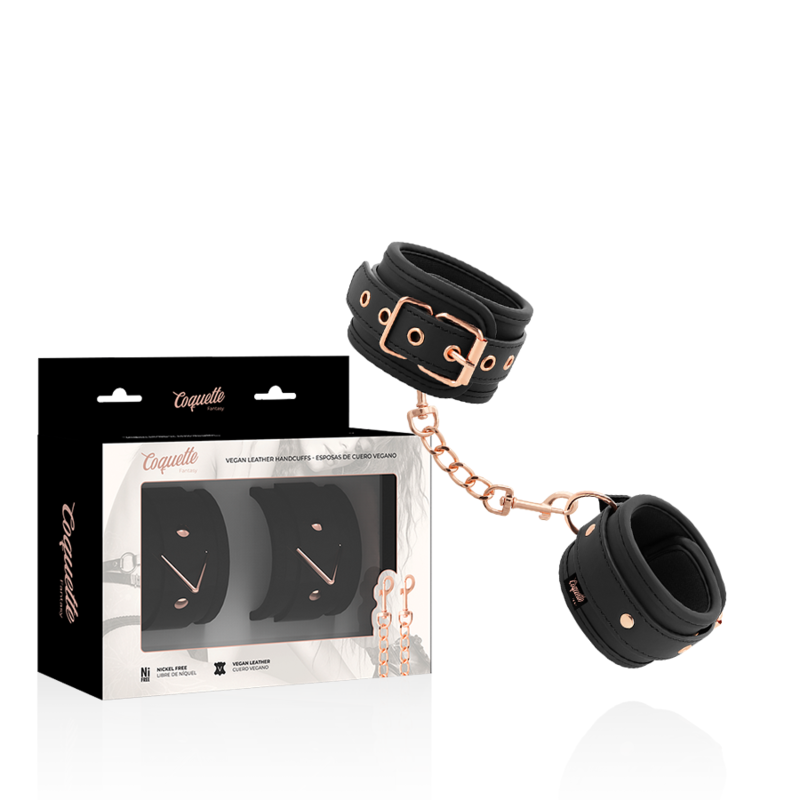 COQUETTE CHIC DESIRE - ALGEMAS DE COURO VEGANAS FANTASY