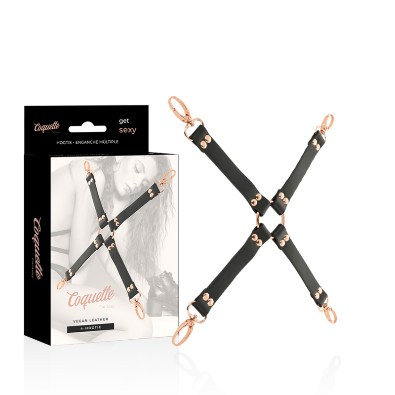 COQUETTE CHIC DESIRE - GRAVATA DE COURO VEGANO FANTASIA