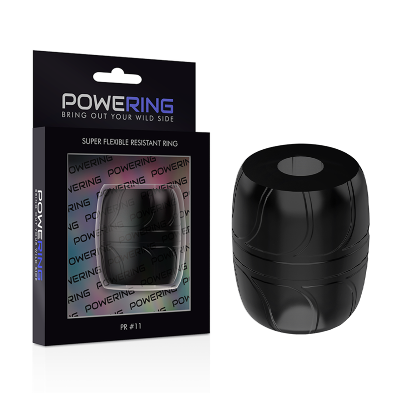 POWERING - ANEL PÊNICO SUPER FLEXÍVEL E RESISTENTE 5 CM PR11 PRETO