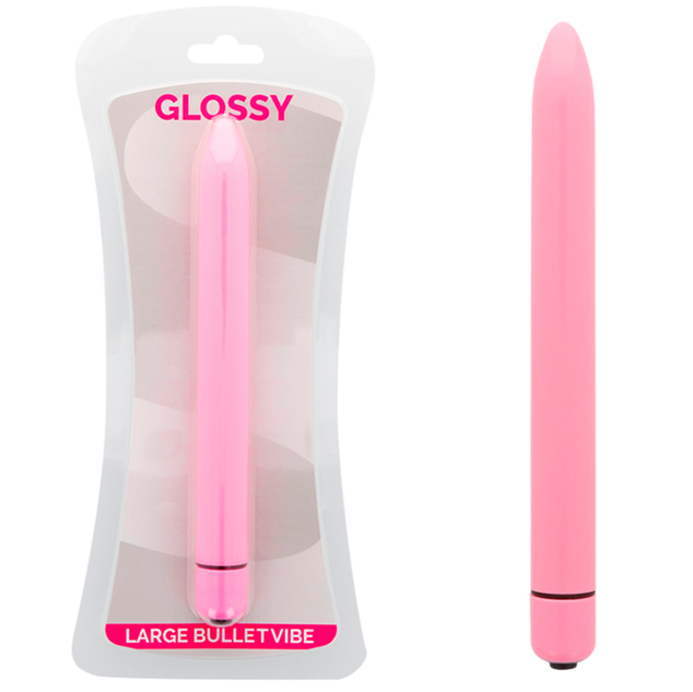 GLOSSY - VIBRADOR FINO ROSA