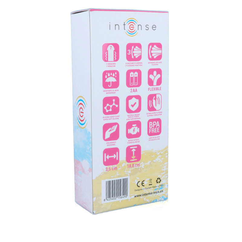 INTENSO - SUSY VIBRADOR OSCILANTE SILICONE RABBIT ROSA