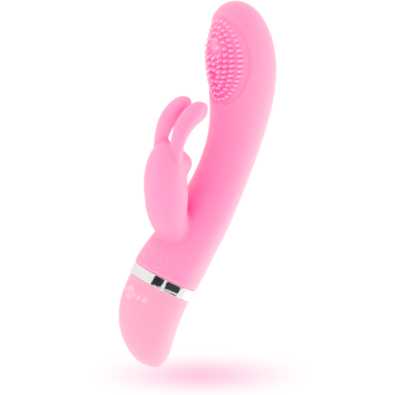 INTENSO - SUSY VIBRADOR OSCILANTE SILICONE RABBIT ROSA