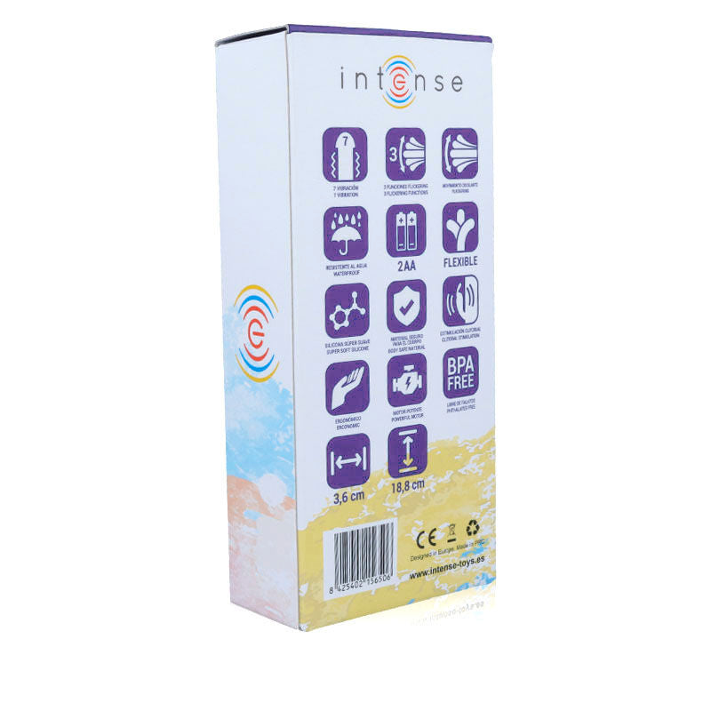 INTENSO - SUSY SILICONE RABBIT VIBRADOR OSCILANTE LILAC