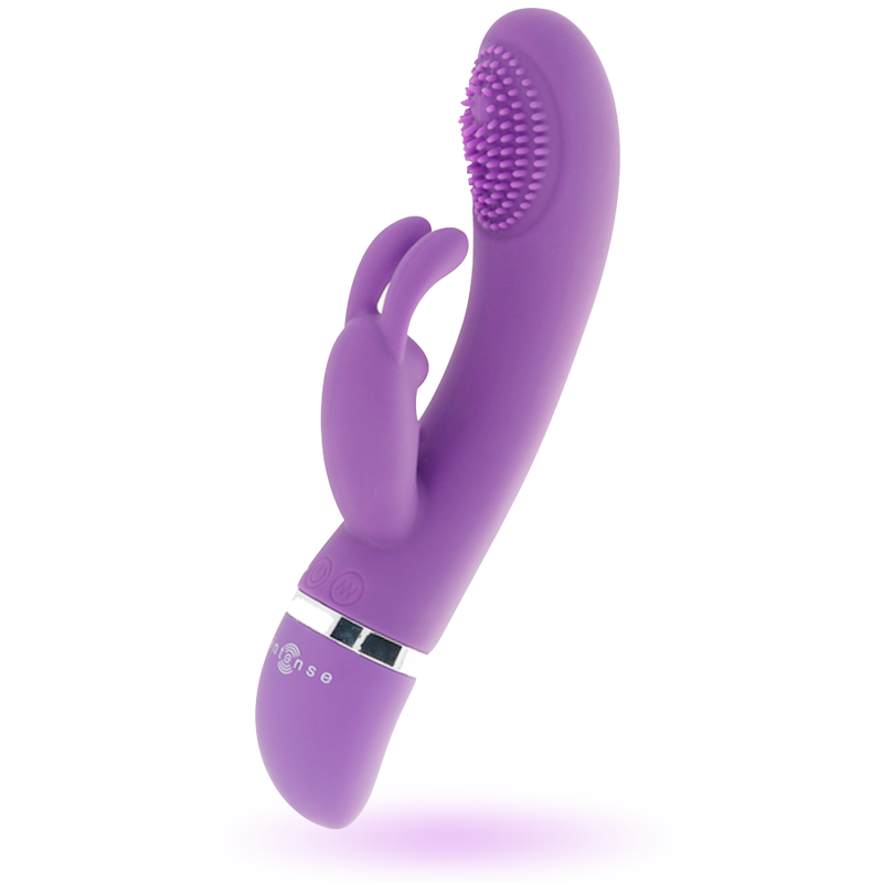 INTENSO - SUSY SILICONE RABBIT VIBRADOR OSCILANTE LILAC