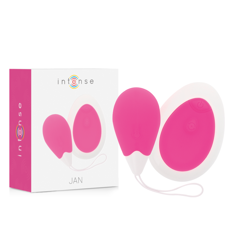 INTENSO - VIBRADOR JAN EGG CONTROLE REMOTO ROSA