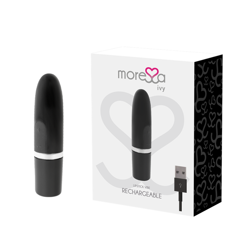 MORESSA - VIBRADOR ESTIMULADOR IVY VIAGEM PRETO