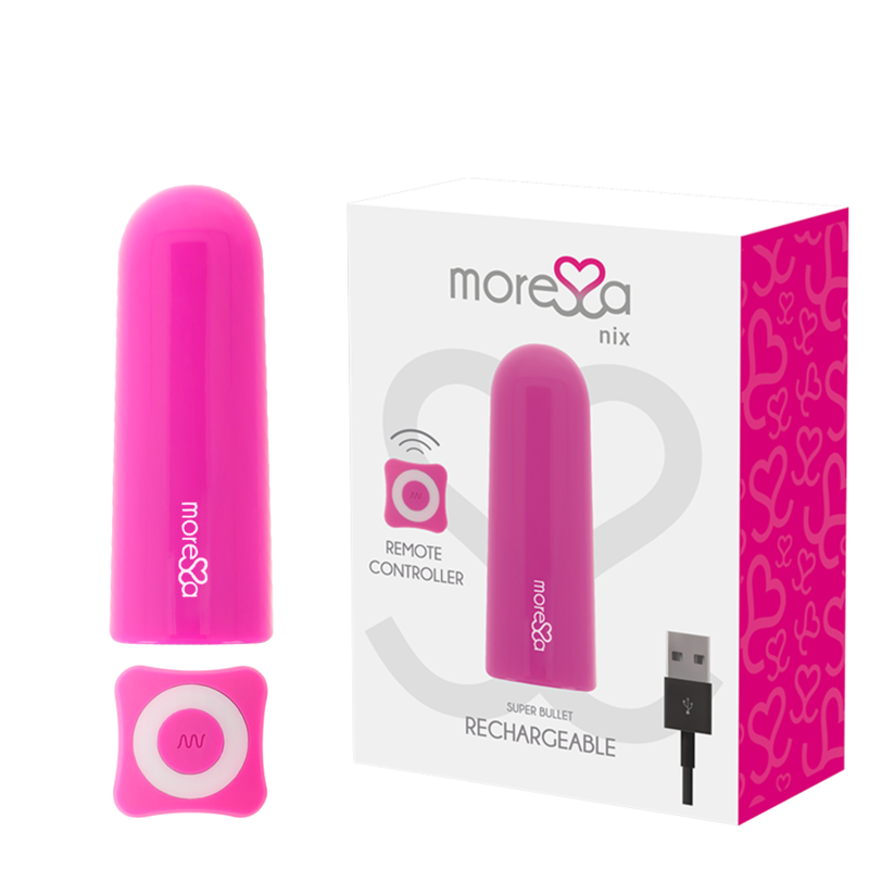 MORESSA - CONTROLE REMOTO VIBRADOR NIX ROSA