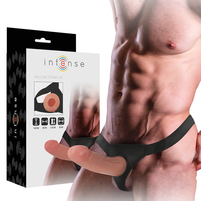 INTENSO - ARREIO OCO COM DILDO 16 X 3 CM