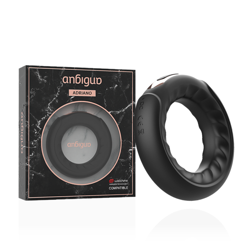 ANBIGUO - ANEL VIBRATÓRIO ADRIANO COMPATÍVEL COM A TECNOLOGIA WIRELESS WATCHME