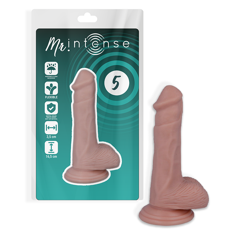 MR INTENSE - 5 PENE REALISTA 16.5 CM -O- 3.5 CM