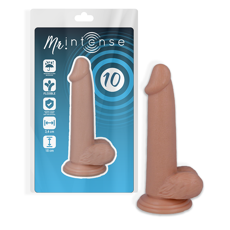 MR INTENSE - 10 PENE REALISTA 18 CM -O- 3.4 CM