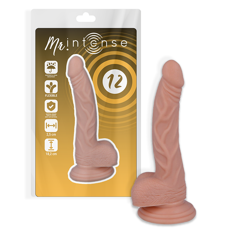 MR INTENSE - 12 PENE REALISTA 18.2 CM -O- 2.5 CM