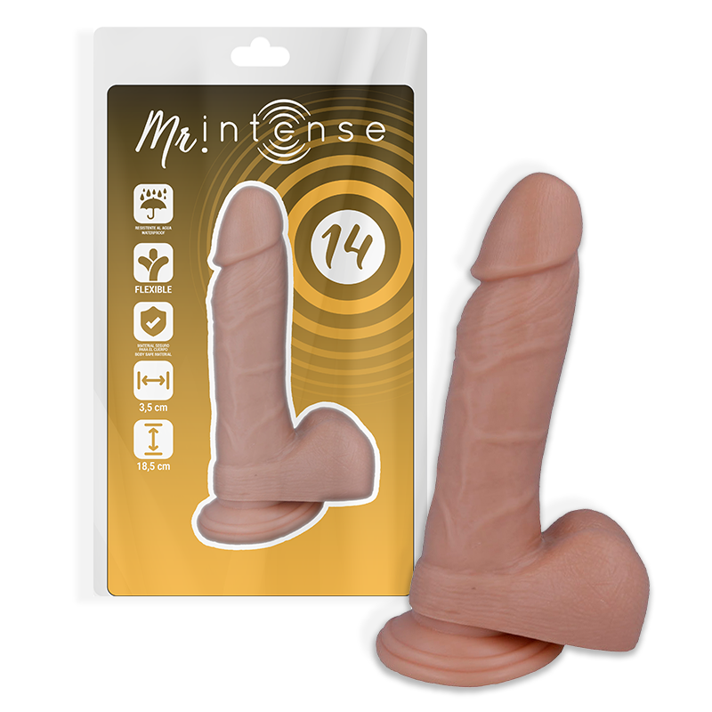 MR INTENSE - 14 PENE REALISTA 18.5 CM -O- 3.8 CM