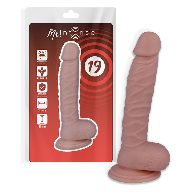 MR INTENSE - 19 PENE REALISTA 20 CM -O- 3.1 CM