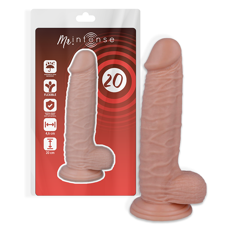 MR INTENSE - 20 Pênis Realistas 20 CM -O- 4,6 CM