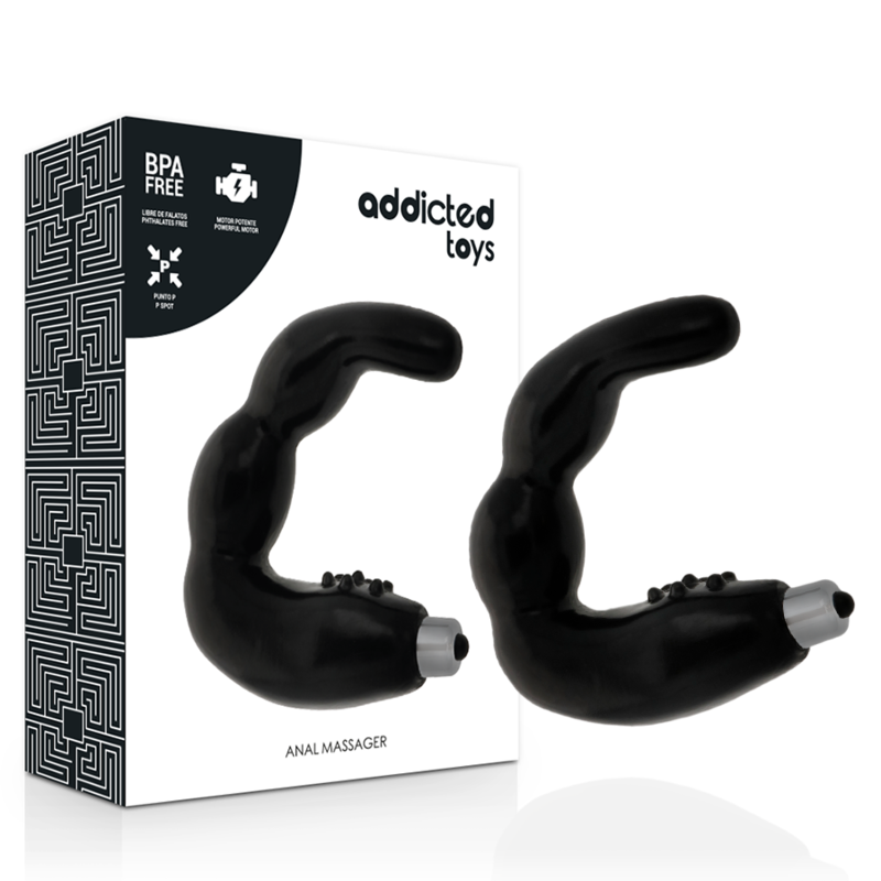 ADDICTED TOYS - MASAJEADOR ANAL DE PRÓSTATA CON VIBRACIÓN