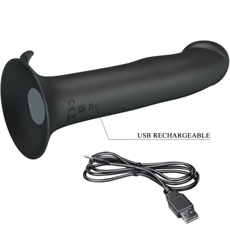 PRETTY LOVE - VIBRADOR Y SUCCIONADOR DE CLÍTORIS MURRAY NEGRO