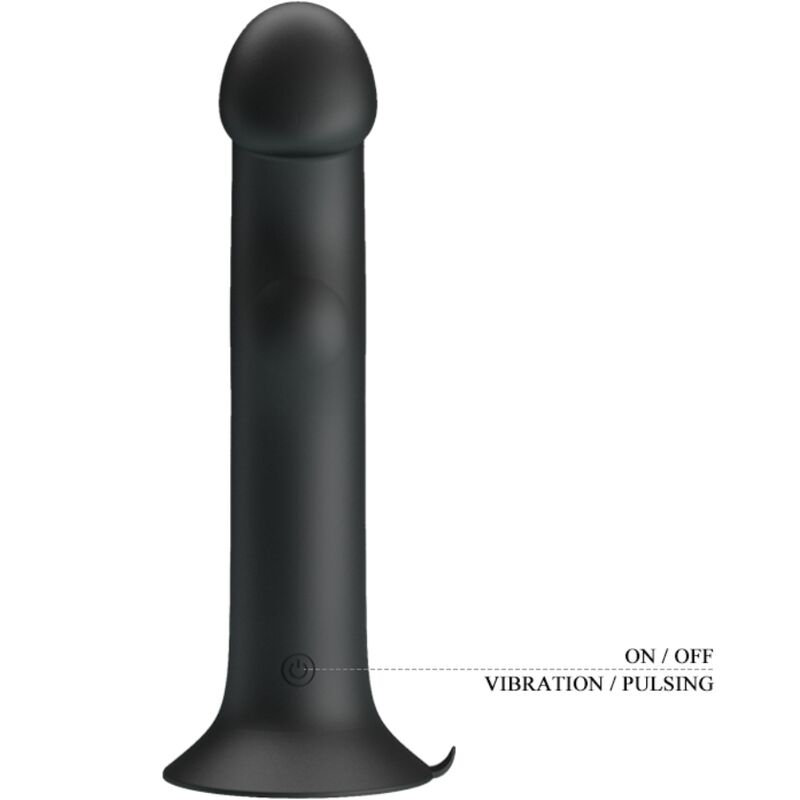 PRETTY LOVE - VIBRADOR Y SUCCIONADOR DE CLÍTORIS MURRAY NEGRO