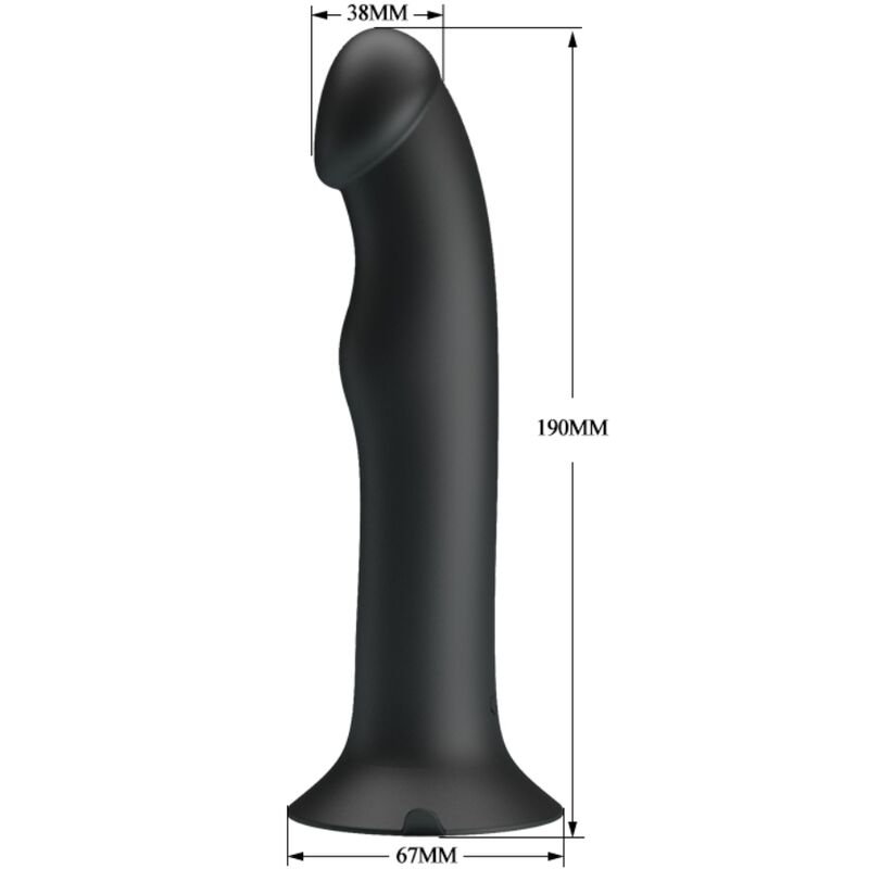 PRETTY LOVE - VIBRADOR Y SUCCIONADOR DE CLÍTORIS MURRAY NEGRO