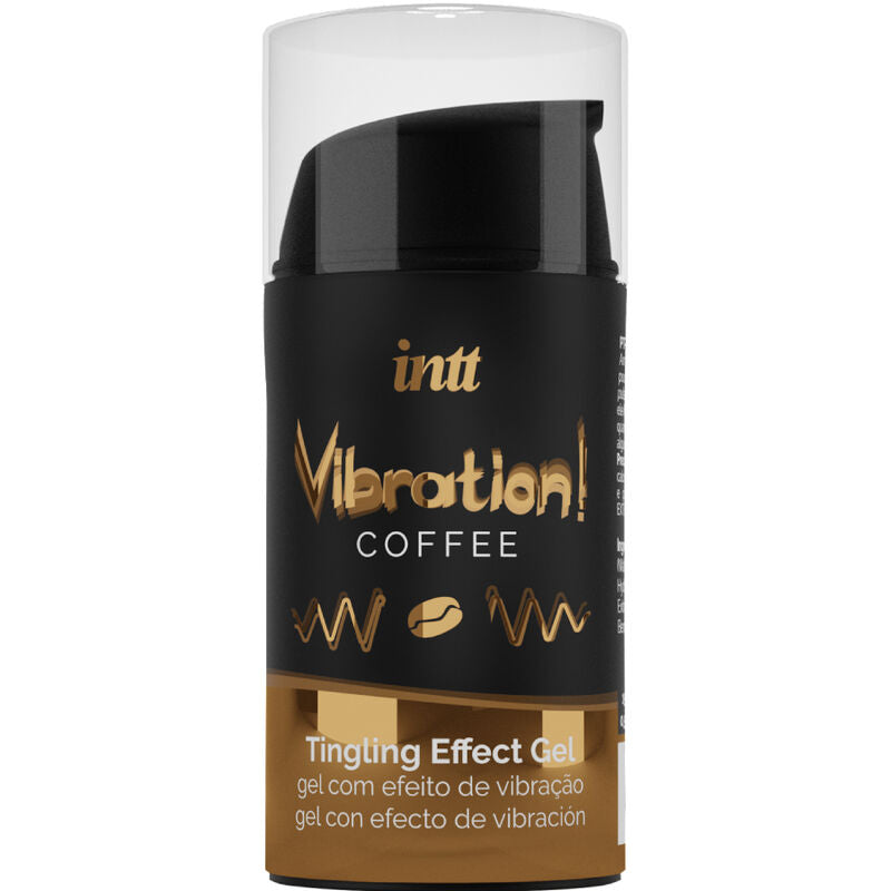 INTT - POTENTE GEL VIBRADOR LÍQUIDO ESTIMULANTE ÍNTIMO CAFÉ 15ML