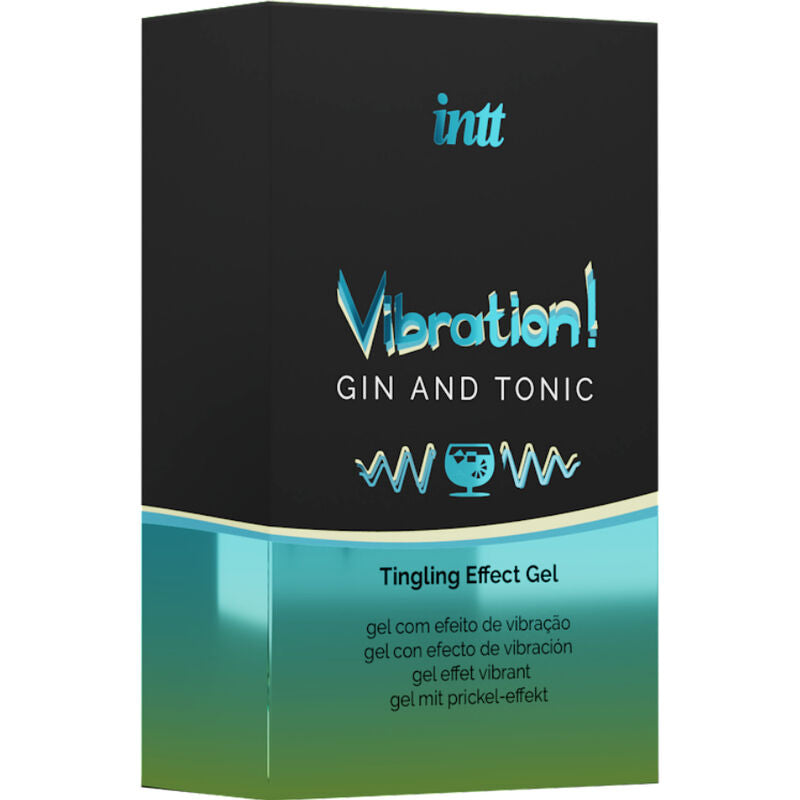 INTT - POTENTE GEL VIBRADOR LÍQUIDO ESTIMULANTE ÍNTIMO GIN&TONIC 15ML